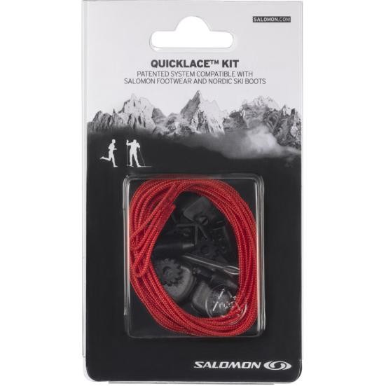 Tkaničky Salomon Quicklace červené