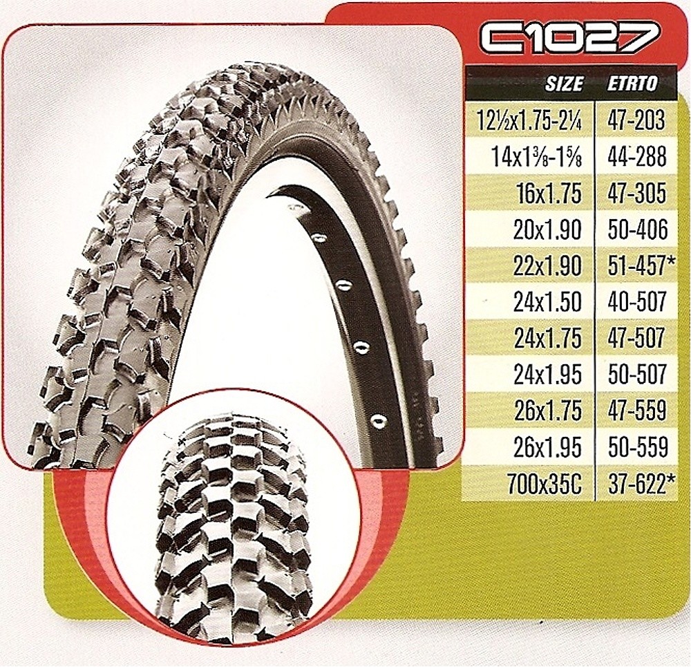 plášť CST 16x1,75 C-1027 47-305 černý