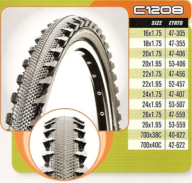 plášť CST 16x1,75 C-1208 47-305 černý