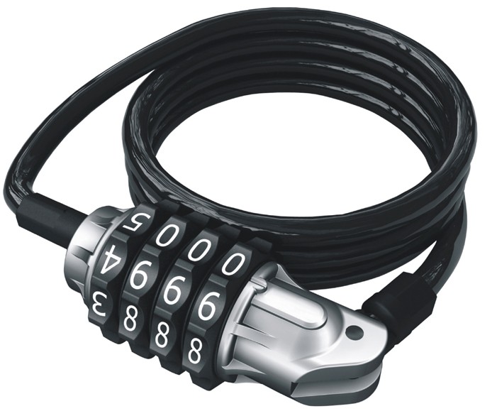 zámek MAGNUM lanko 1200x6mm 3808 stavitelný kód 4m