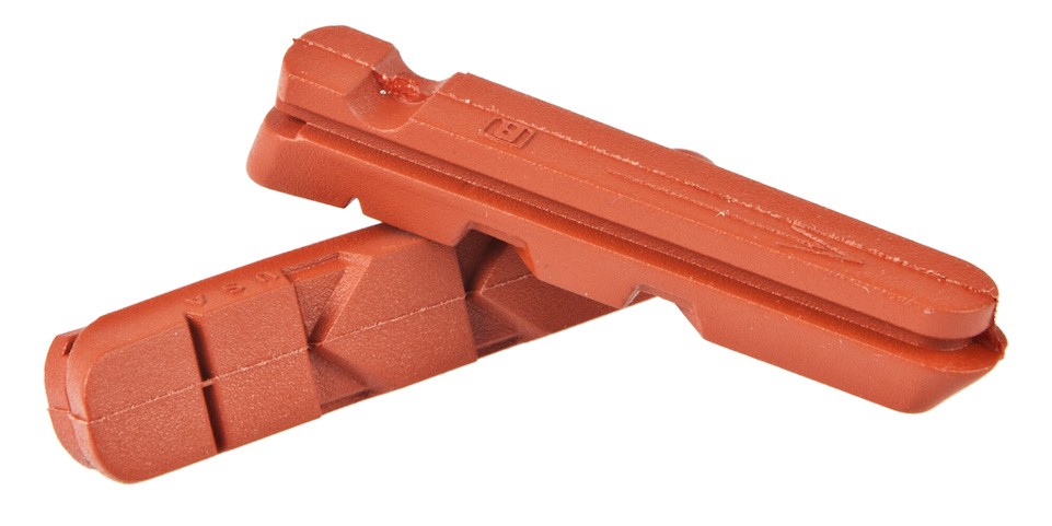 Brzdové špalky KOOLSTOP R4 silniční Shimano salmon do mokra