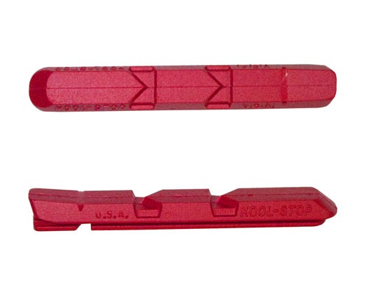 Brzdové špalky KOOLSTOP R1 V-Brake red cartridge