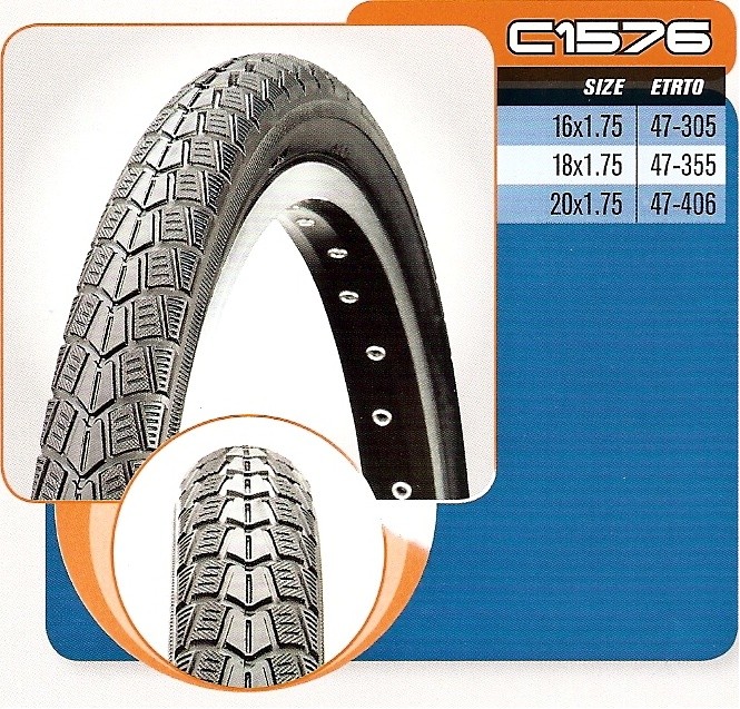 plášť CST 20x1,75 C-1576 47-406 černý