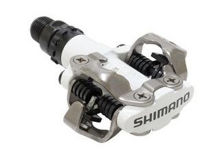pedály SHIMANO PDM520 oboustranné SPD bílé
